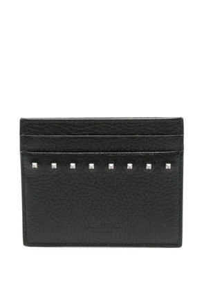 Valentino Garavani Rockstud leather card holder - Black