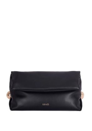 LIU JO ring detail clutch bag - Black