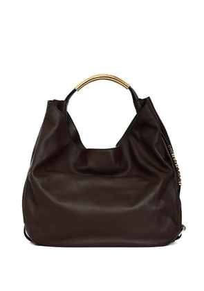 Moschino Handle Me logo shoulder bag - Brown