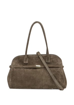 Orciani large Aura buckle shoulder bag - Green