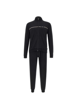 BOSS Bamboo zip pajamas - Black