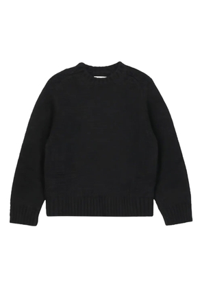 Jil Sander crew-neck sweater - 001 BLACK