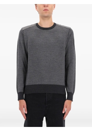 Belstaff shoulder-panel patterned sweater - Grey
