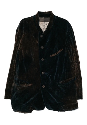 Ziggy Chen cotton dyed blazer - Blue