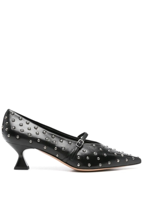 The Seller 50mm pointed-toe studded pumps - Black