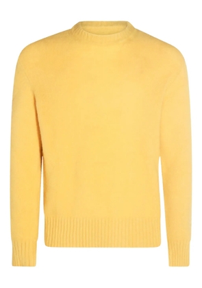 Piacenza Cashmere ribbed-cuffs wool sweater - Yellow