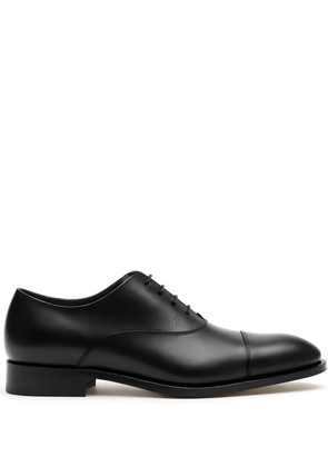 Tod's leather oxford shoes - Black