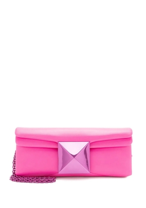 Valentino Garavani Pre-Owned One Stud lambskin clutch bag - Pink