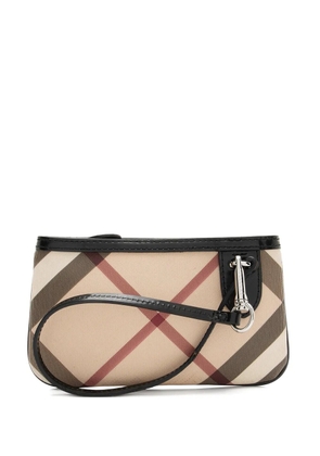 Burberry Pre-Owned Nova check pochette - Neutrals