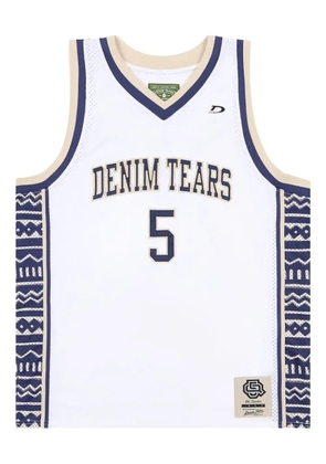 Denim Tears 5Q game jersey - White