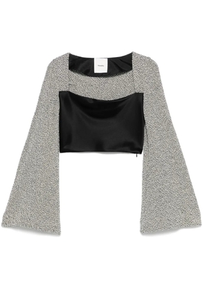 Nanushka Tasula crop top - Black