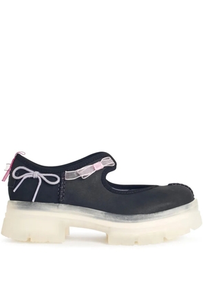 UGG Arnum bow-embellished platform sneakers - Black