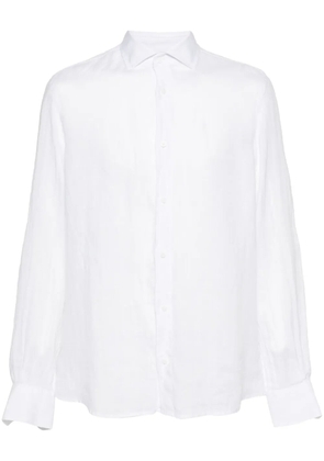 Peserico long-sleeve linen shirt - White