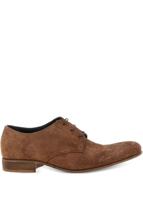Julian suede-leather lace-up shoes - Brown