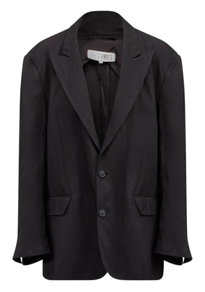 MM6 Maison Margiela single-stitch blazer - Black
