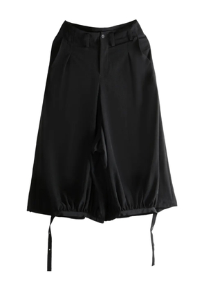 Yohji Yamamoto pleated balloon trousers - Black