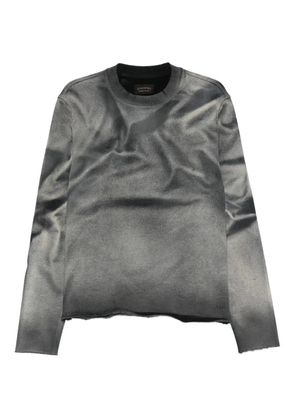 SCHAEFFER'S GARMENT HOTEL raw-hem crew-neck T-shirt - Grey