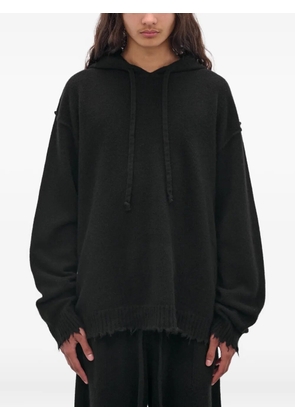 Uma Wang cashmere hoodie - Black