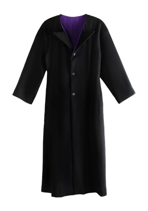 Yohji Yamamoto buttoned coat - Black