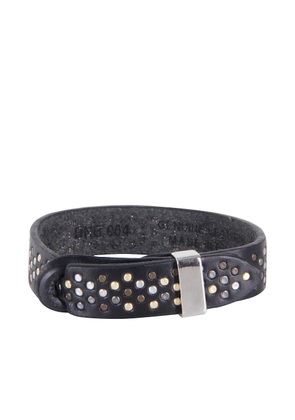 Orciani studded nubuck bracelet - Black