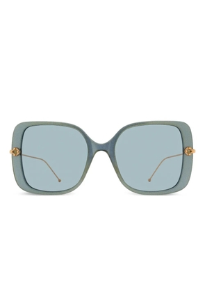 Pomellato Eyewear crystal-detail sunglasses - Blue