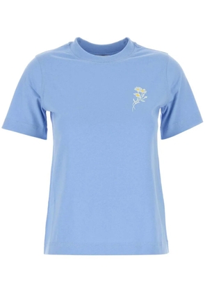 Burberry floral-print T-shirt - Blue