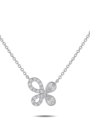 LB Exclusive diamond pendant necklace - Silver