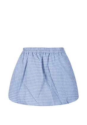 Baum Und Pferdgarten Sanda checked mini skirt - Blue