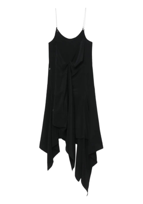 Kiko Kostadinov twist-detail asymmetric minidress - Black
