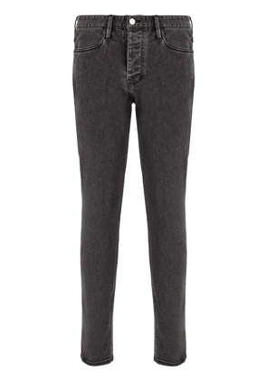 Emporio Armani J75 slim-fit stretch-denim jeans - Black