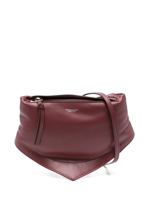 FEDERICO CINA folded leather clutch bag - Red