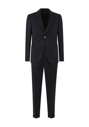Zegna single-breasted suit - Blue
