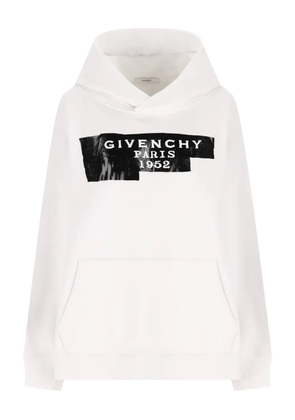 Givenchy logo-print hoodie - White