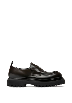 Officine Creative Wisal 001 lug-sole leather loafers - Brown
