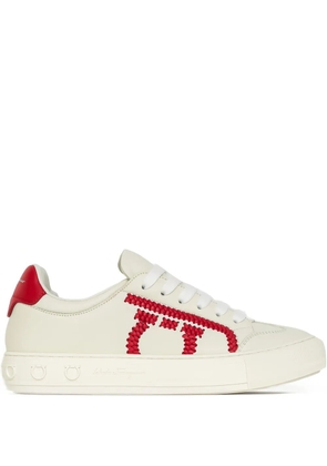 Ferragamo lace-up sneakers - Neutrals