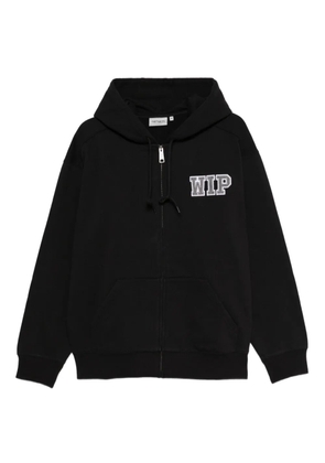 Carhartt WIP logo-embroidered zip-up hoodie - Black