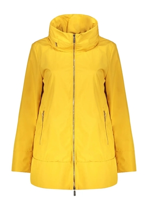 Moorer waterproof hooded coat - Yellow