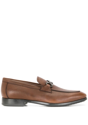 Ferragamo Ree Gancini loafers - Brown