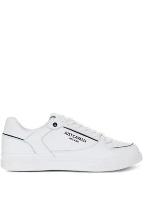 Just Cavalli logo-print sneakers - White