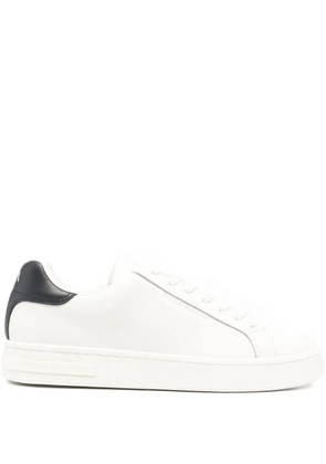 Armani Exchange logo sneakers - White