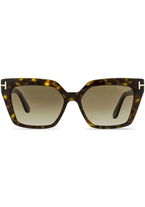 TOM FORD Eyewear Winona cat-eye frame sunglasses - Brown
