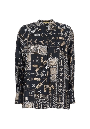 Momoni patterned shirt - Black