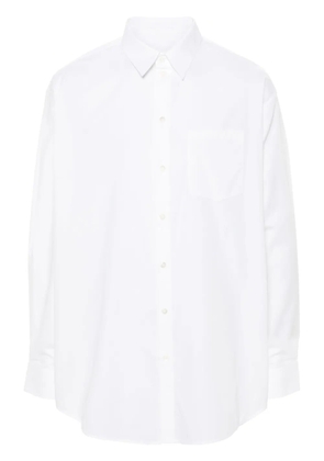 Helmut Lang poplin cotton shirt - White