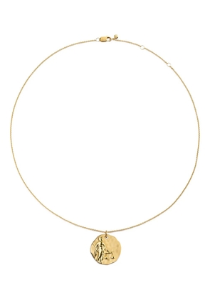 Monica Vinader GP Zodiac Libra necklace - Gold
