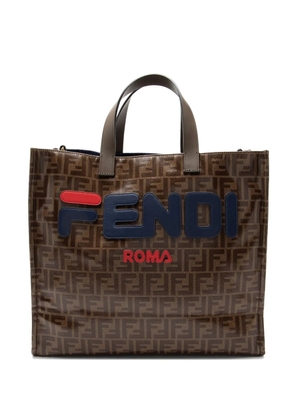 Fendi Pre-Owned logo shopper tote bag - Brown