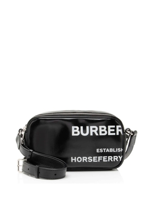Burberry Pre-Owned micro Horseferry-print cross body bag - Black