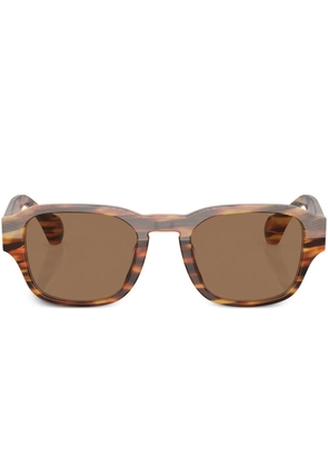 Alain Mikli rectangle-frame sunglasses - Brown