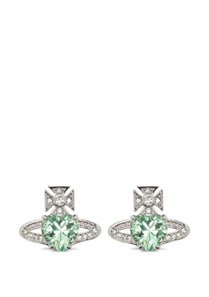Vivienne Westwood Ariella heart orb earrings - Silver