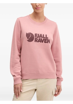 Fjällräven logo-print crew-neck sweatshirt - Pink