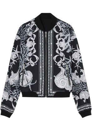 Versace Barocco Sea reversible bomber jacket - Black